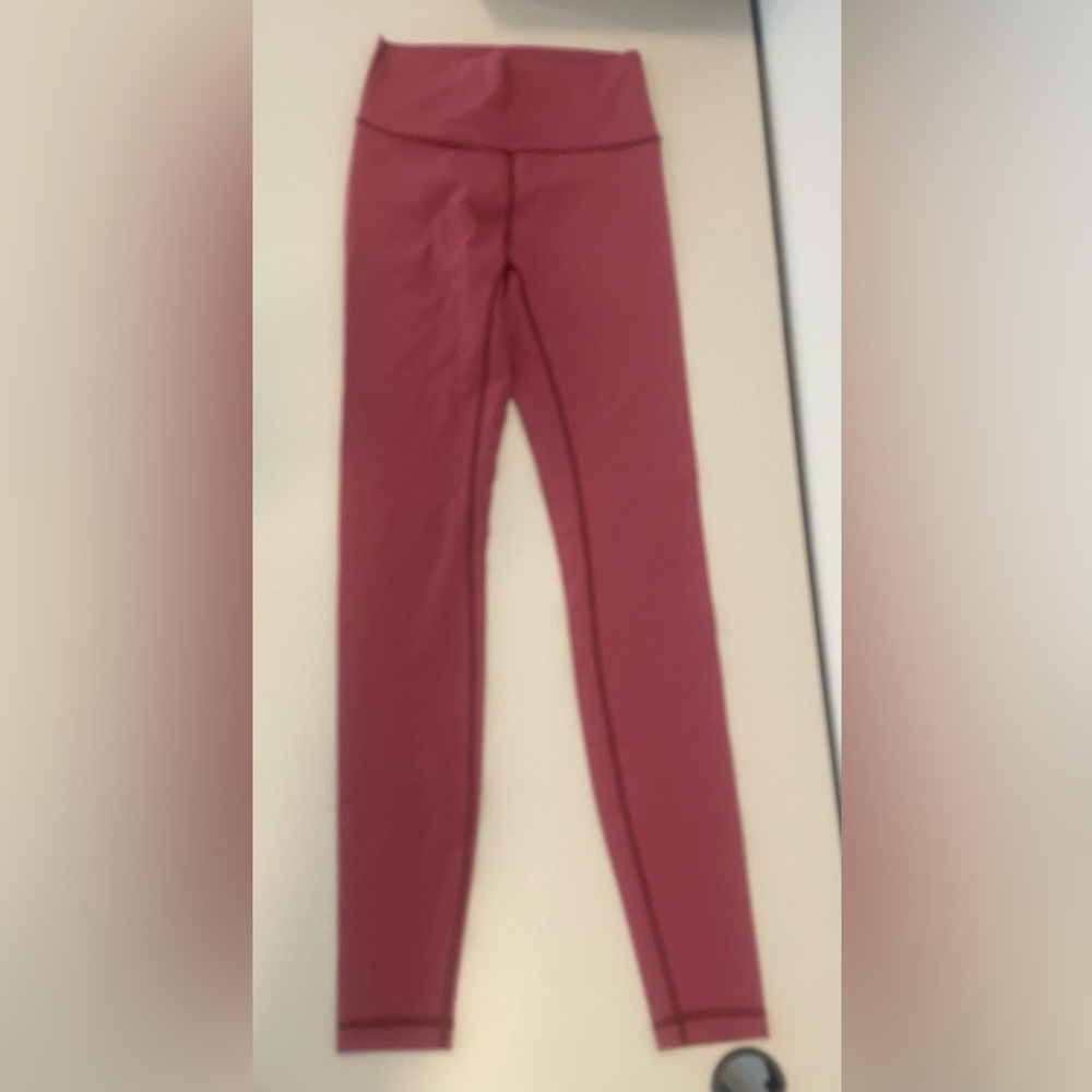 Lululemon Wunder Under High-Rise leggings , color Misty Merlot, size 6
